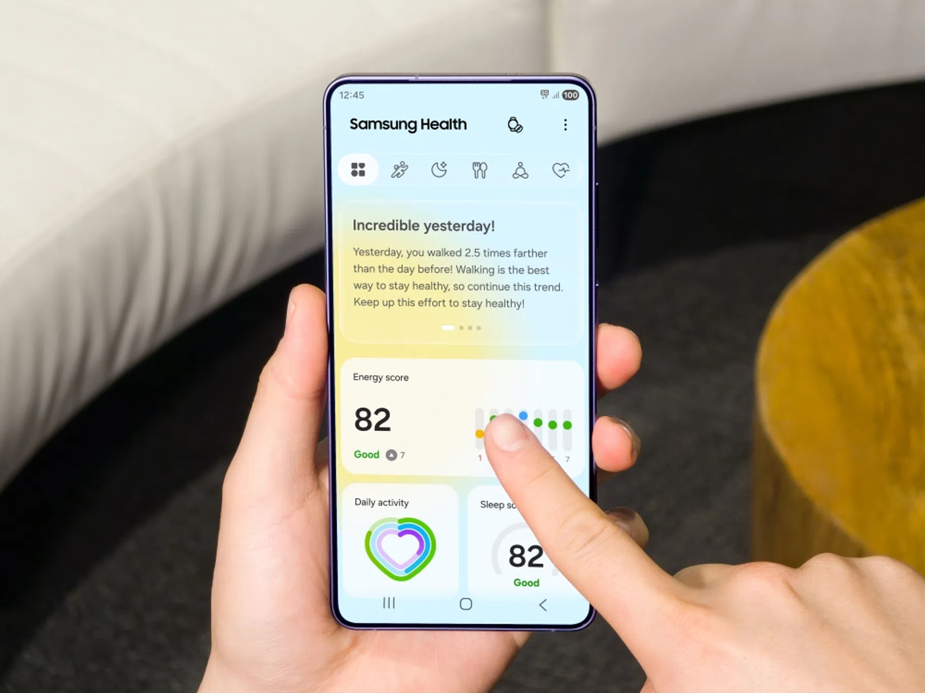 De nieuwe Health-app van Samsung